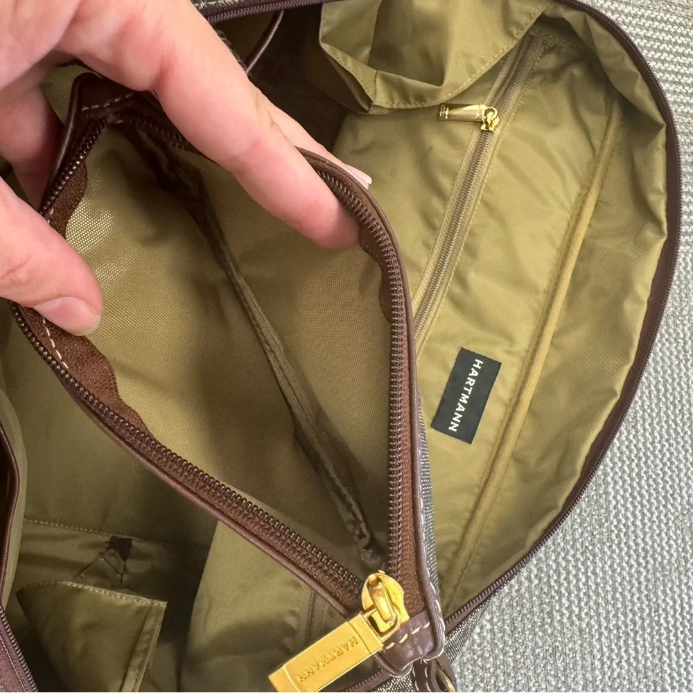 Hartmann Wings Jacquard Diamond Overnight Satchel